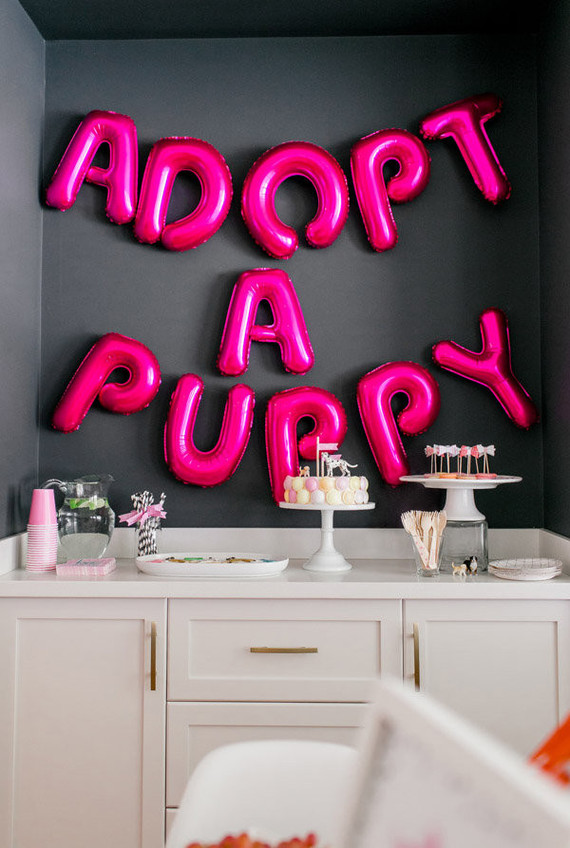 adopt a puppy birthday party Inspiration