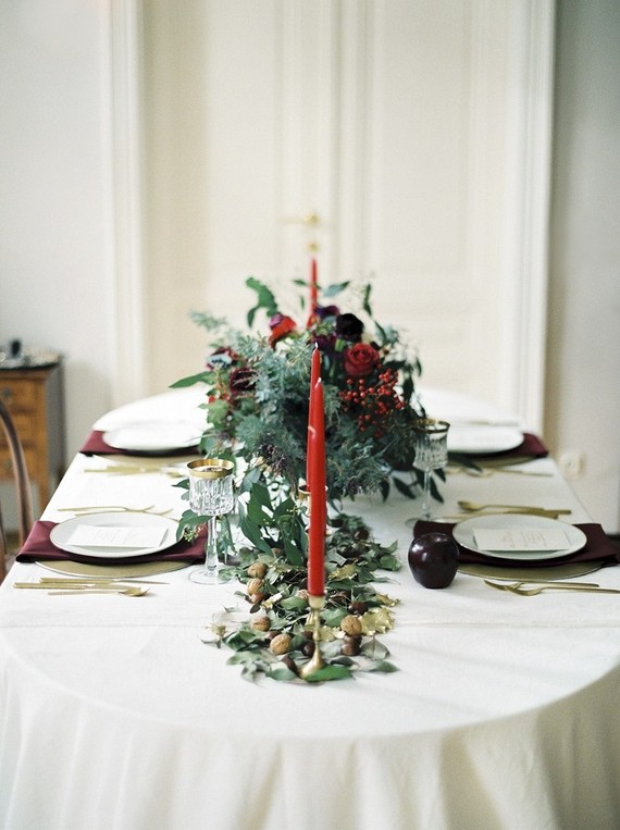 Christmas tablescape