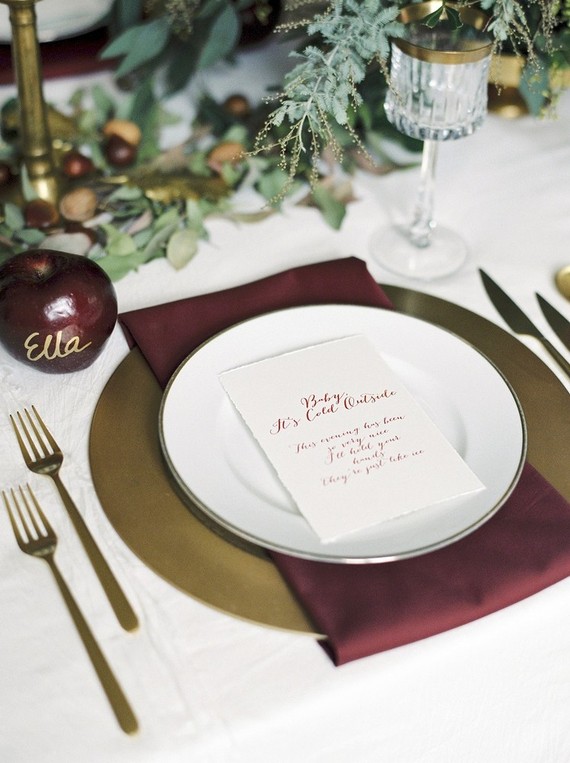 Christmas tablescape