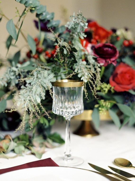 Christmas tablescape