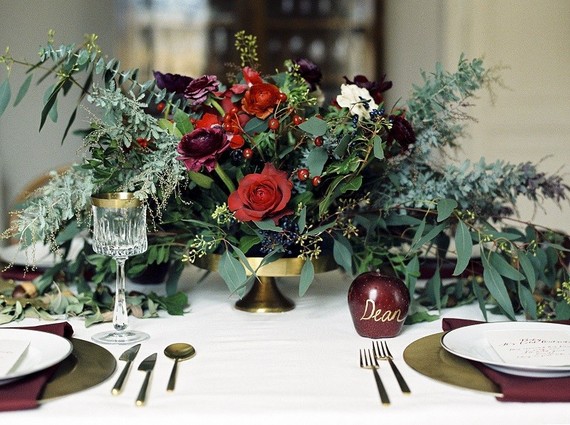 Holiday tablescape