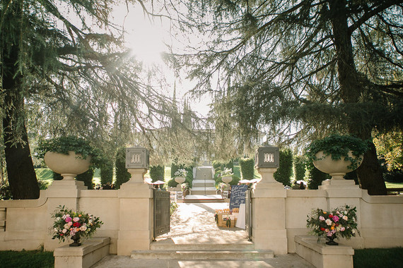 Romantic garden wedding