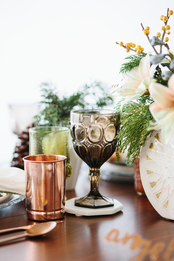 Vintage modern glassware