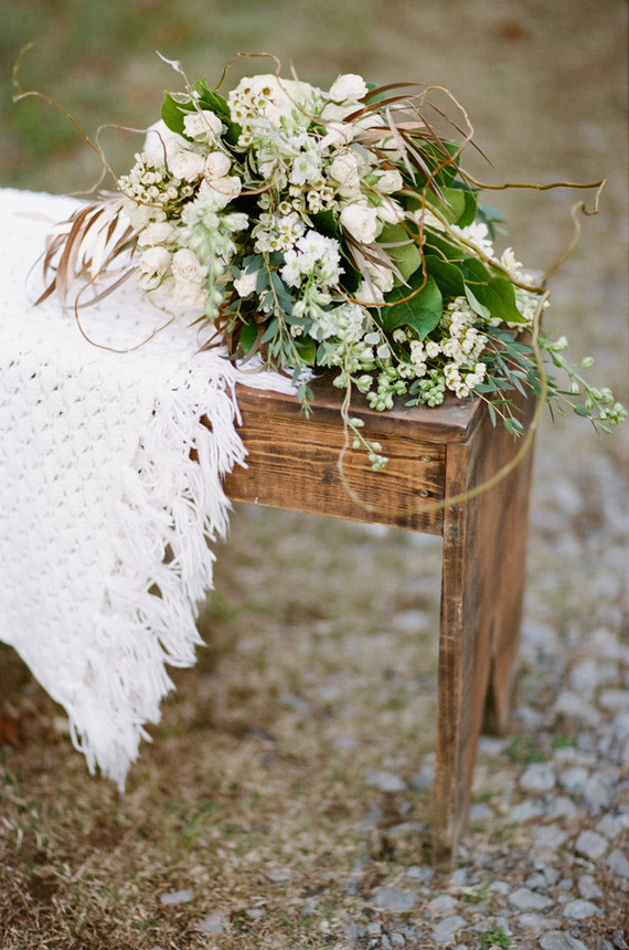 Rustic bridal bouquet