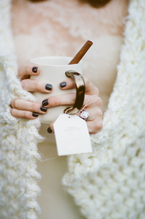 Hot cocoa cocktail