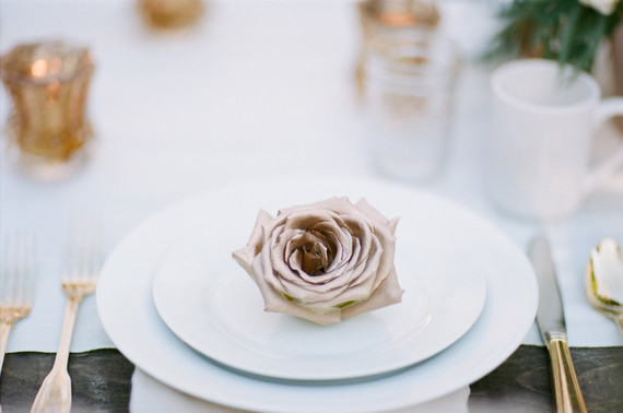 Rose place setting