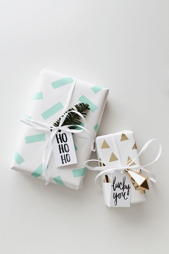 DIY Holiday gift wrap ideas