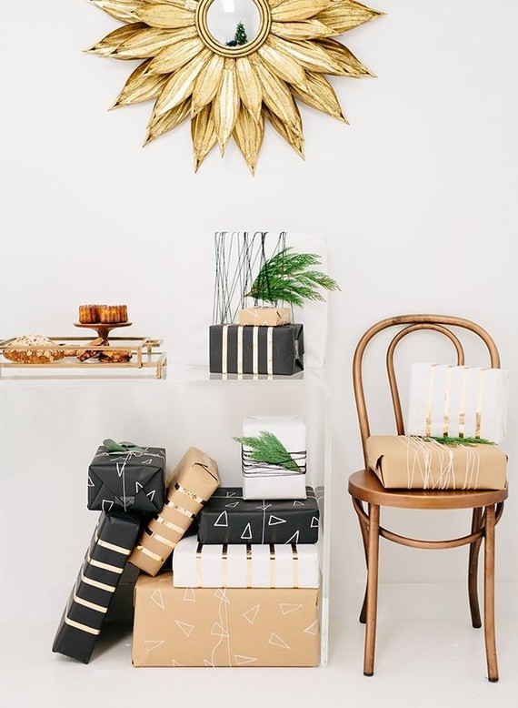 DIY Holiday gift wrap ideas Inspiration