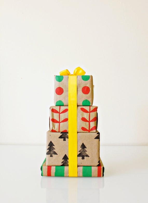 DIY Holiday gift wrap ideas