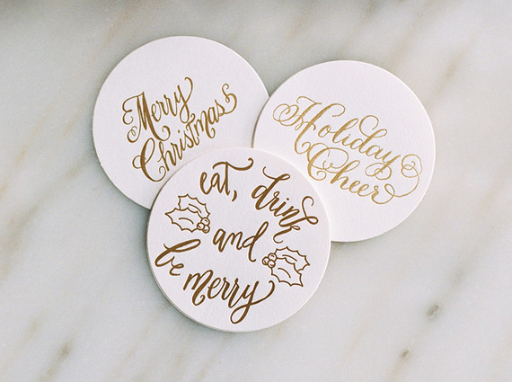 Holiday coasters
