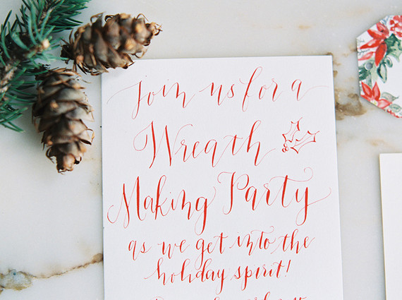 Christmas party invitation