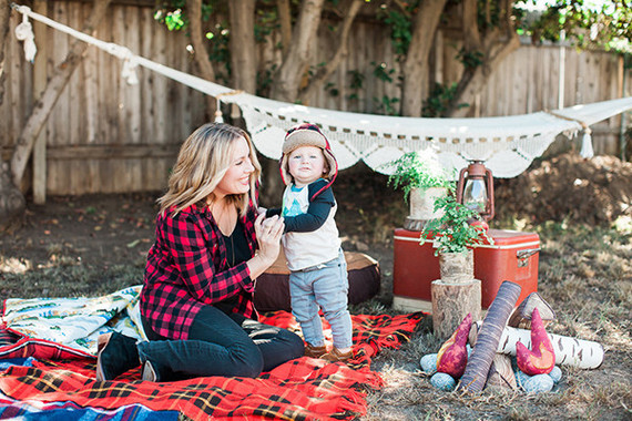 Camping first birthday ideas