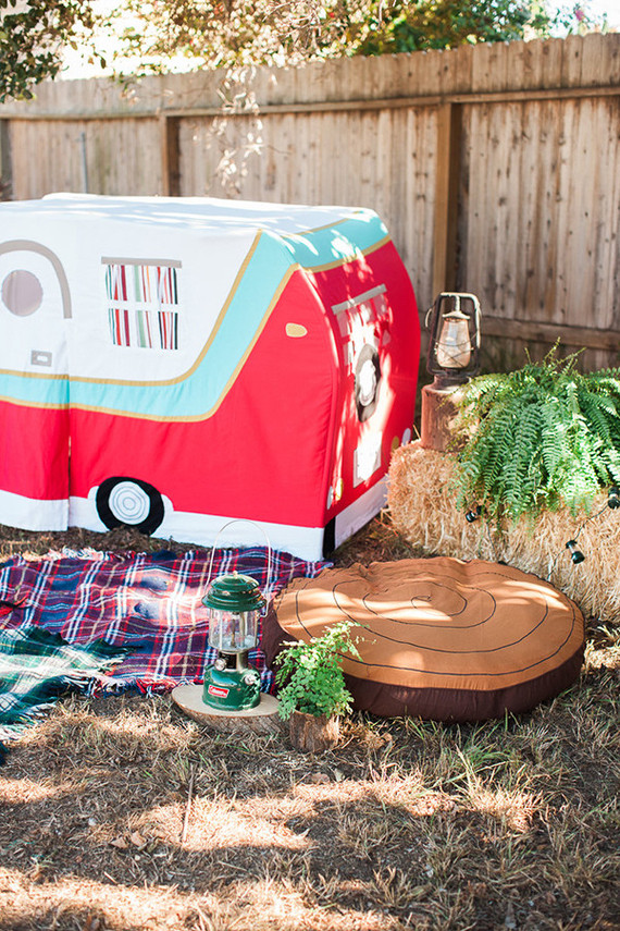 Camping first birthday ideas