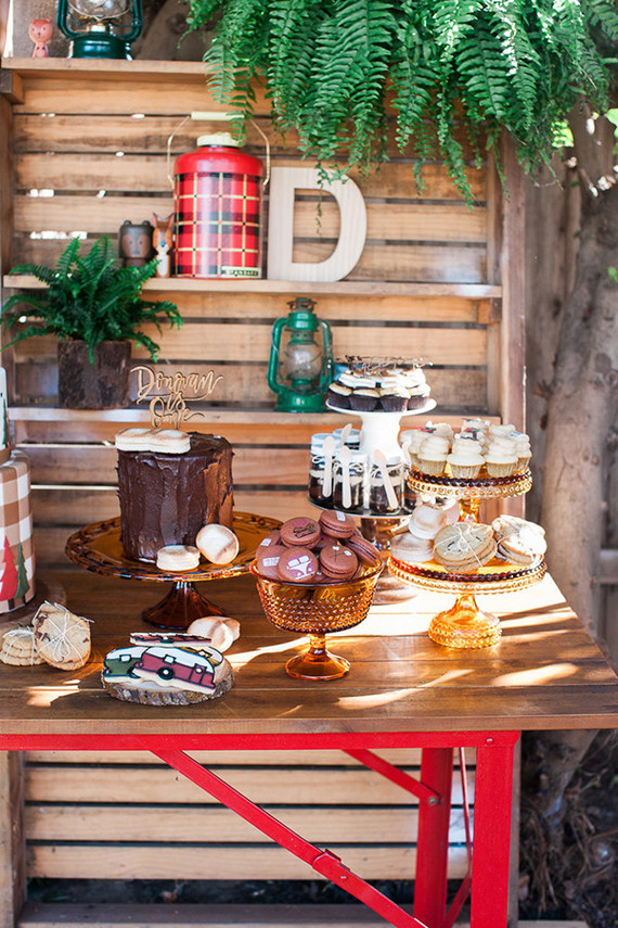 Camping first birthday ideas