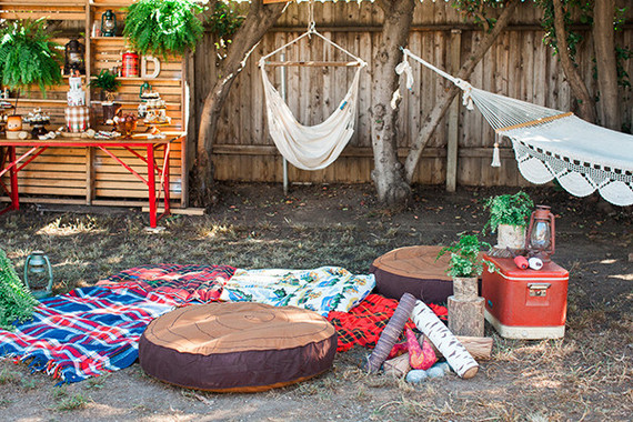 Camping first birthday ideas