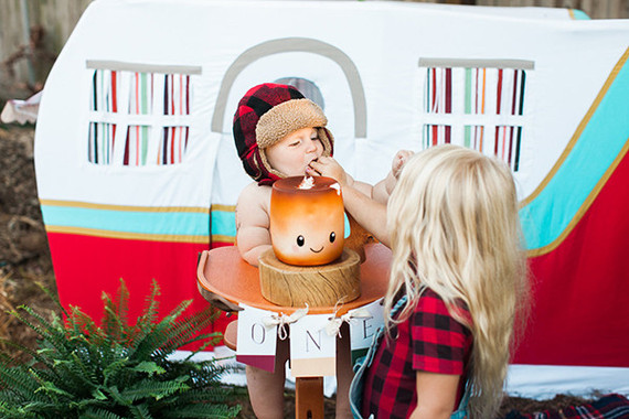 Camping first birthday ideas Inspiration