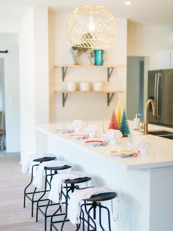 Modern cookie decorating party ideas