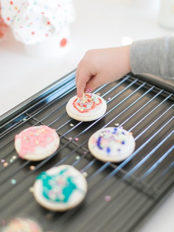Modern cookie decorating party ideas