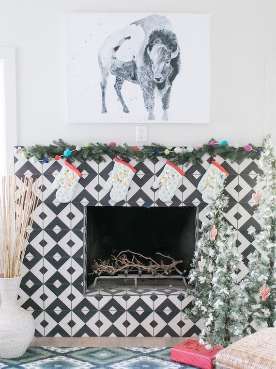 Modern christmas decor
