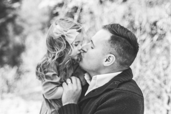 Snowy Utah family photos