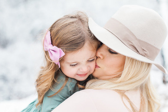 Snowy Utah family photos