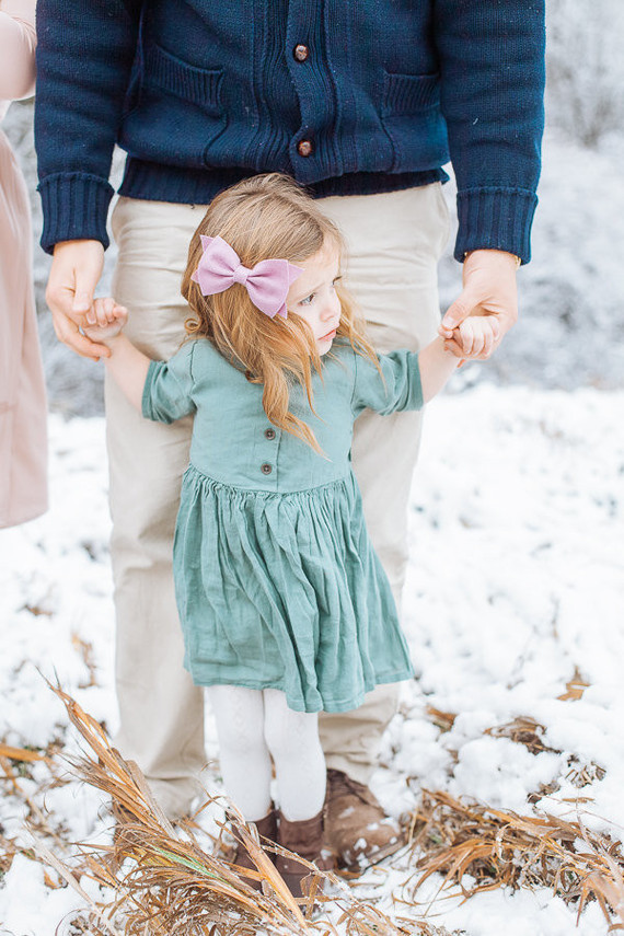Snowy Utah family photos