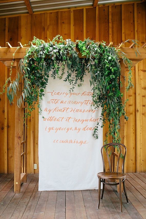 wedding backdrop