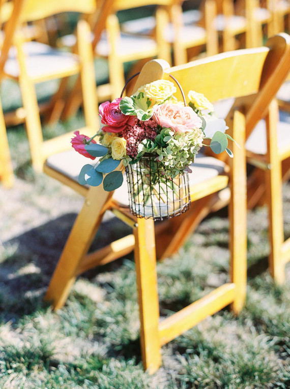 Floral ceremony decor