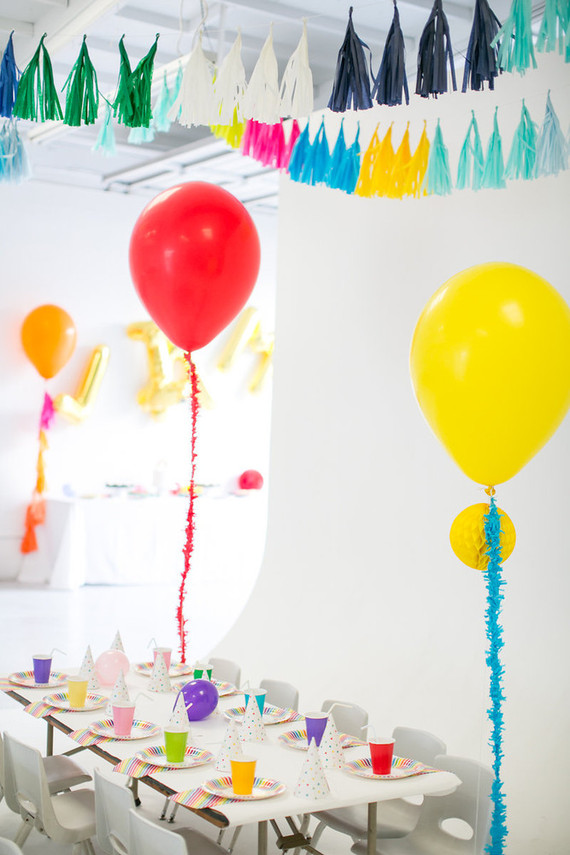 Modern kids birthday party