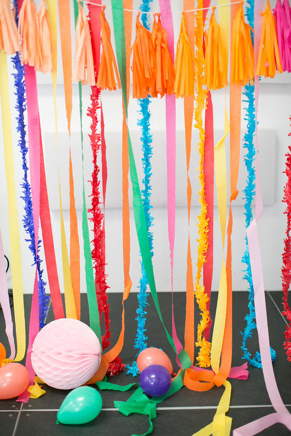 Colorful Photo Booth backdrop