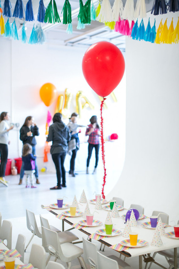 Modern kids birthday party