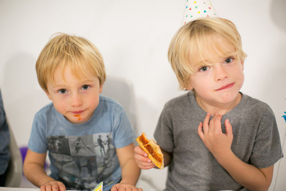 Modern kids birthday party
