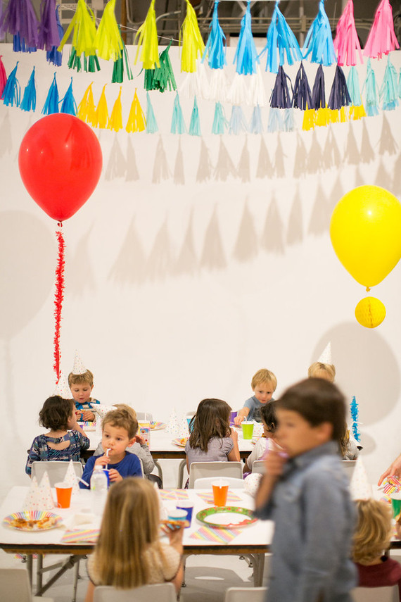 Modern kids birthday party