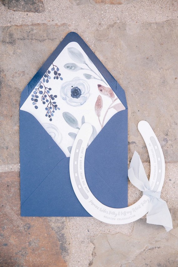 Equestrian themed wedding invitations