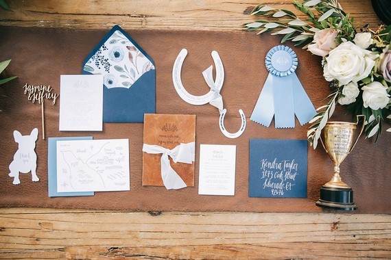 Equestrian themed wedding
