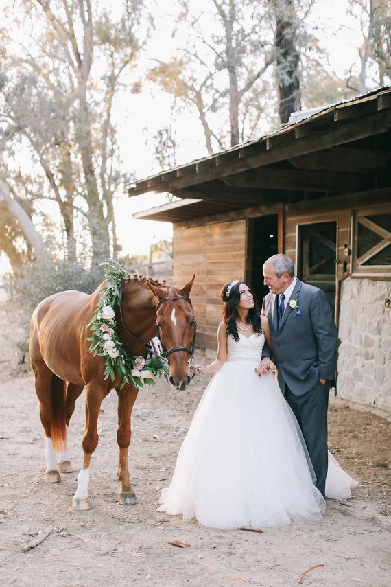 Equestrian themed wedding