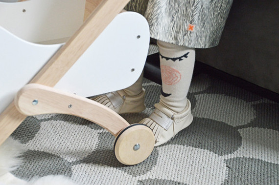 pink and grey girls room