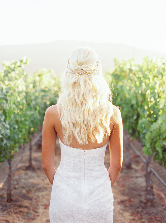 Strapless mermaid wedding dress