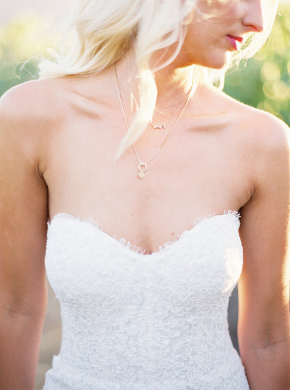 Strapless mermaid wedding dress