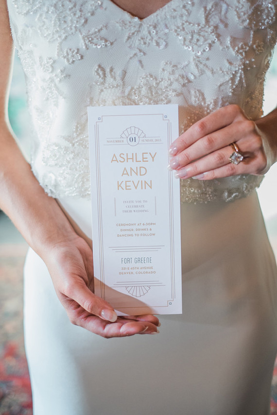 Art deco wedding inspiration