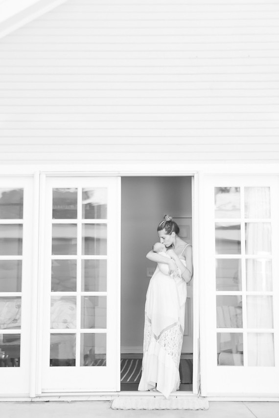 beachy newborn photos in Malibu