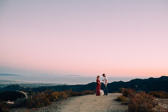 LA sunset proposal story Inspiration
