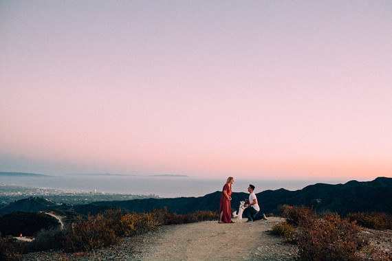 LA sunset proposal story Inspiration