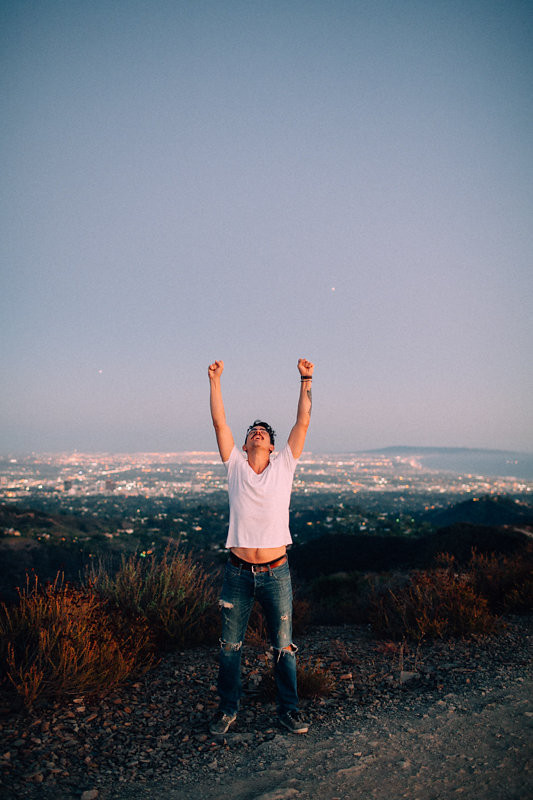 LA sunset proposal story Inspiration