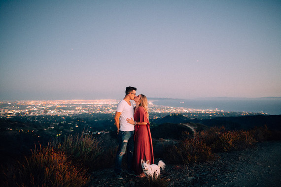 LA sunset proposal story Inspiration