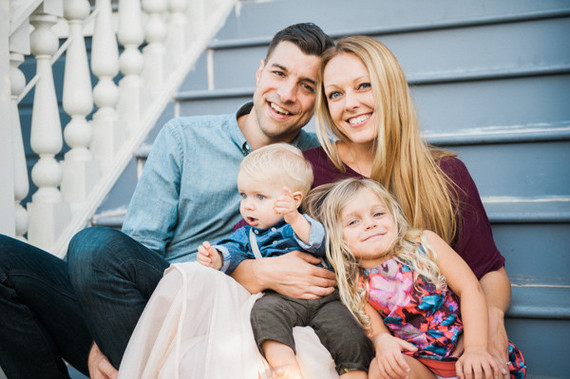 Lifestyle family photos at home