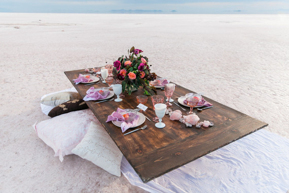 Pink bohemian wedding inspiration