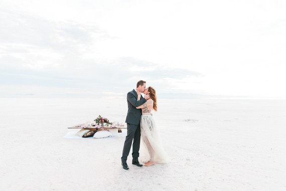 Utah Salt Flats wedding inspiration