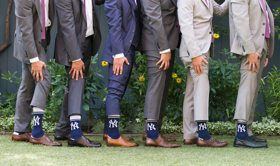 Matching groomsmen socks