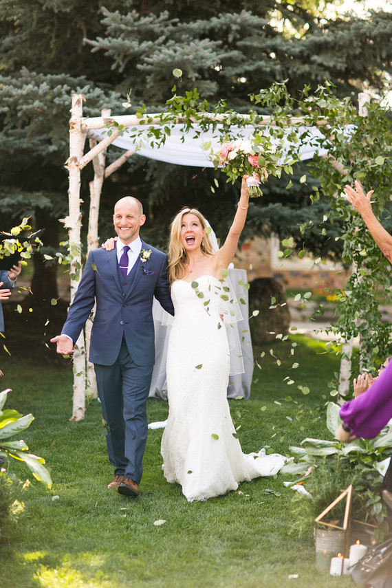 Romantic Summer Aspen wedding